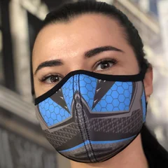 маска Sport Reflex синяя неопрен